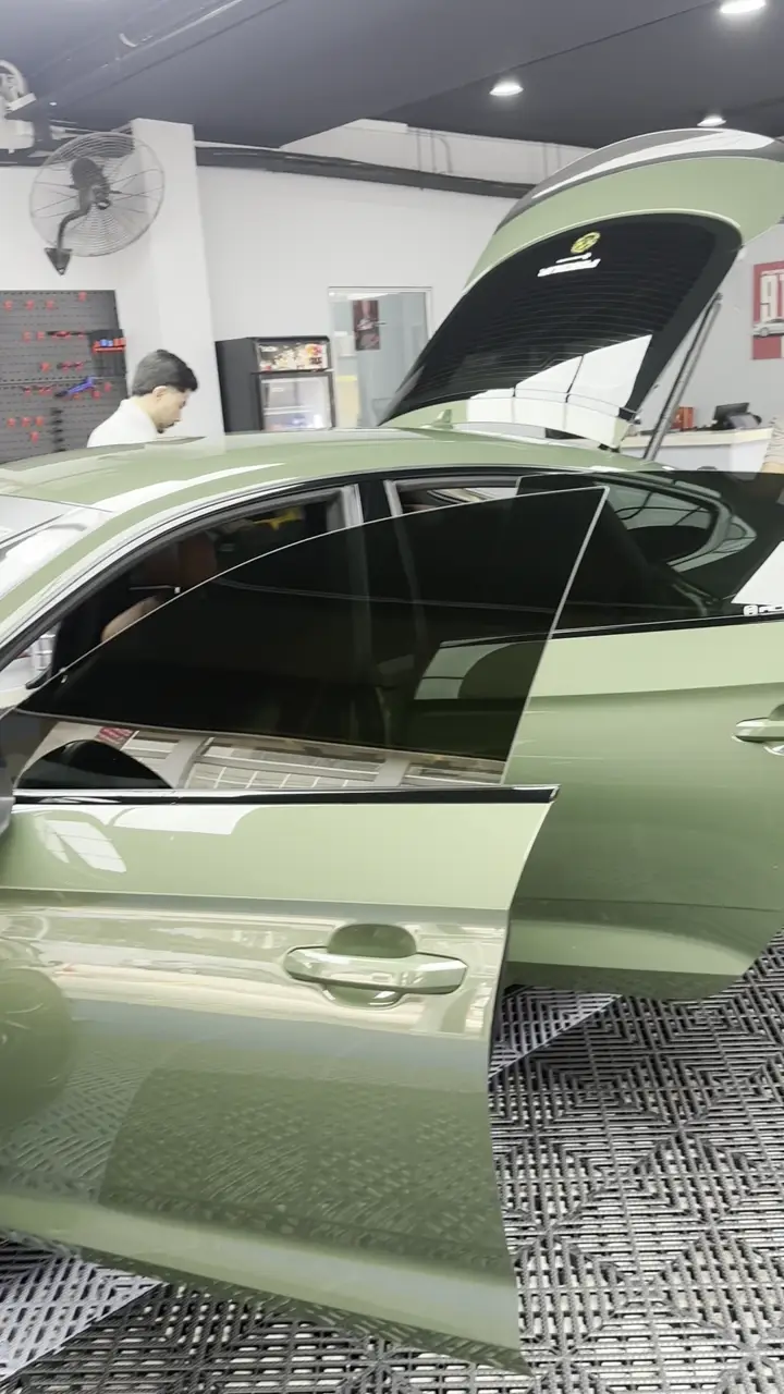 Audi door wrap fitting