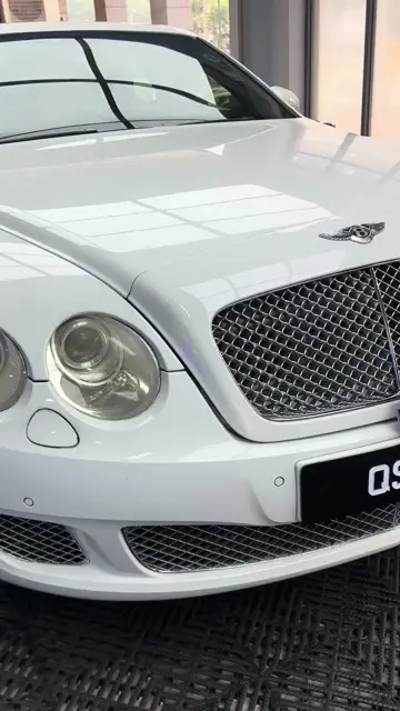 Bentley grille after detailing