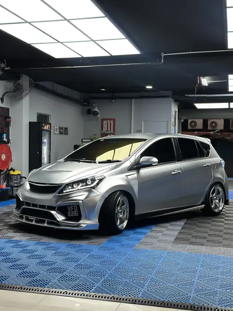 Silver hatchback ready after a KOYA wash