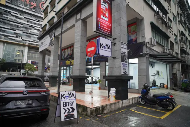 KOYA Car Wash & Detailing storefront at Petronas MRR2